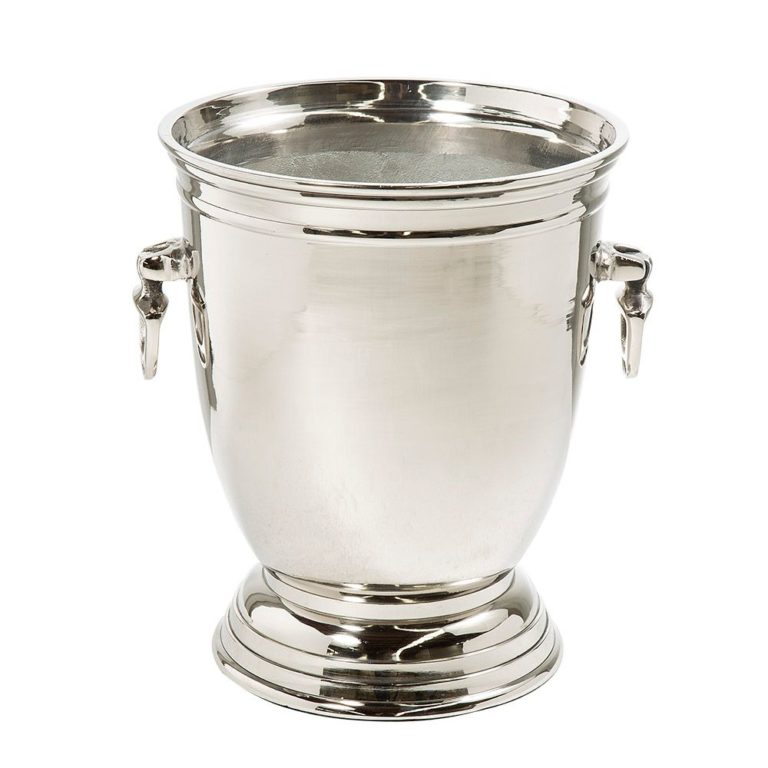 Round Wine Cooler - Nickel