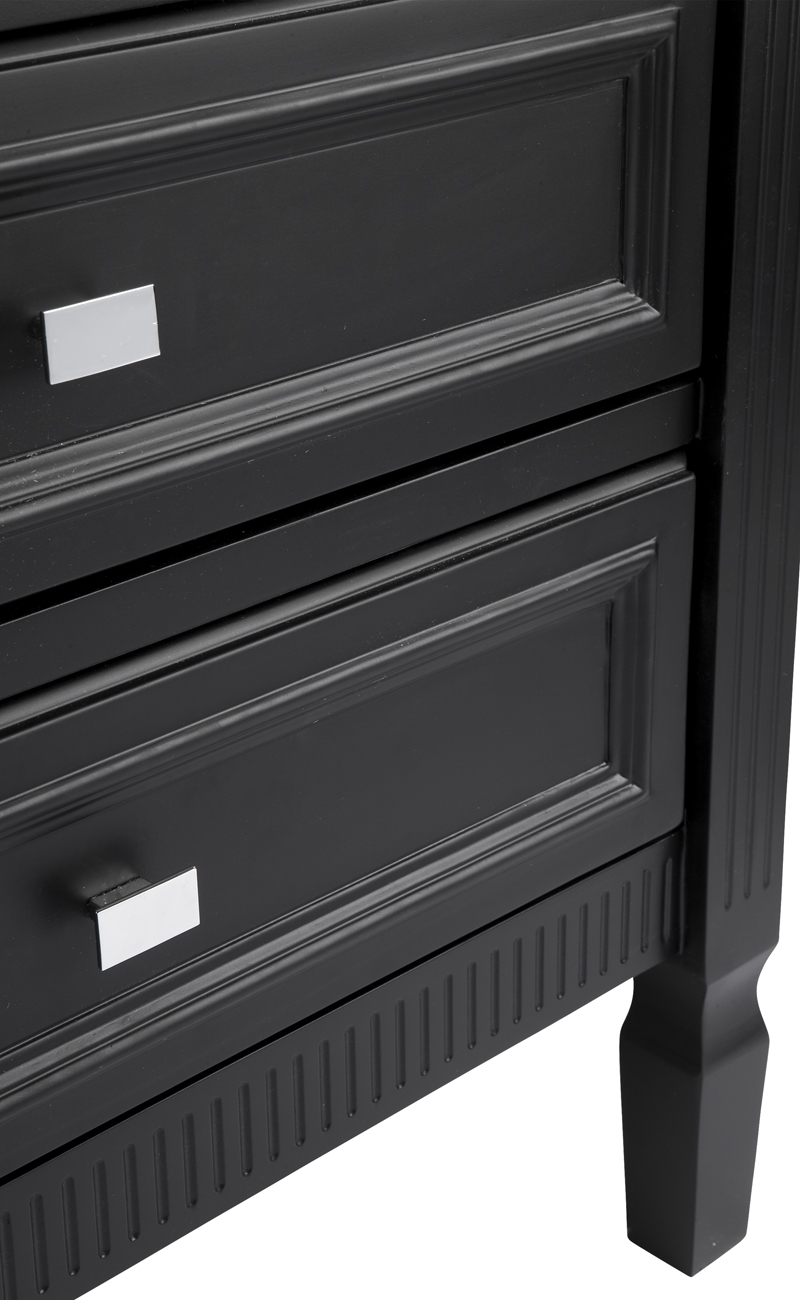 Merci Bedside Table - Black