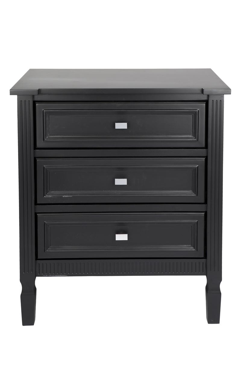 Merci Bedside Table - Black