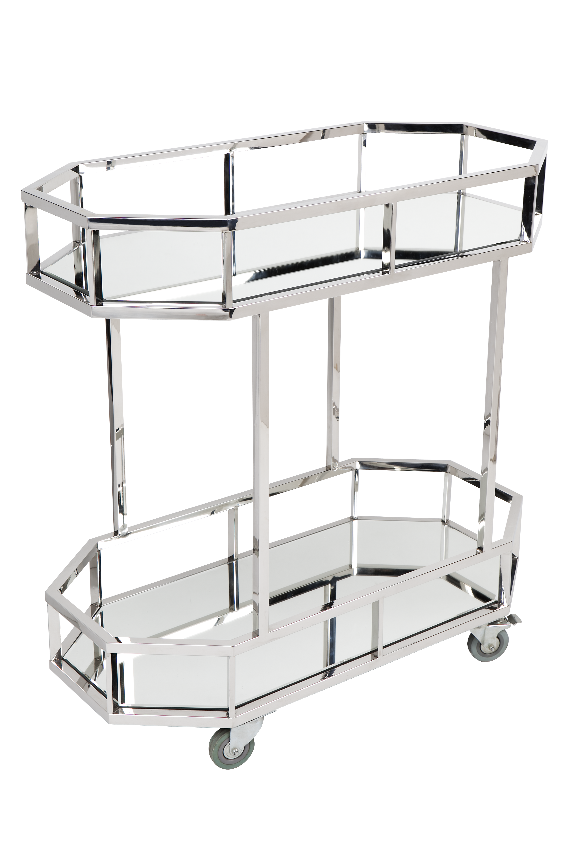 Brooklyn Drinks Trolley Silver