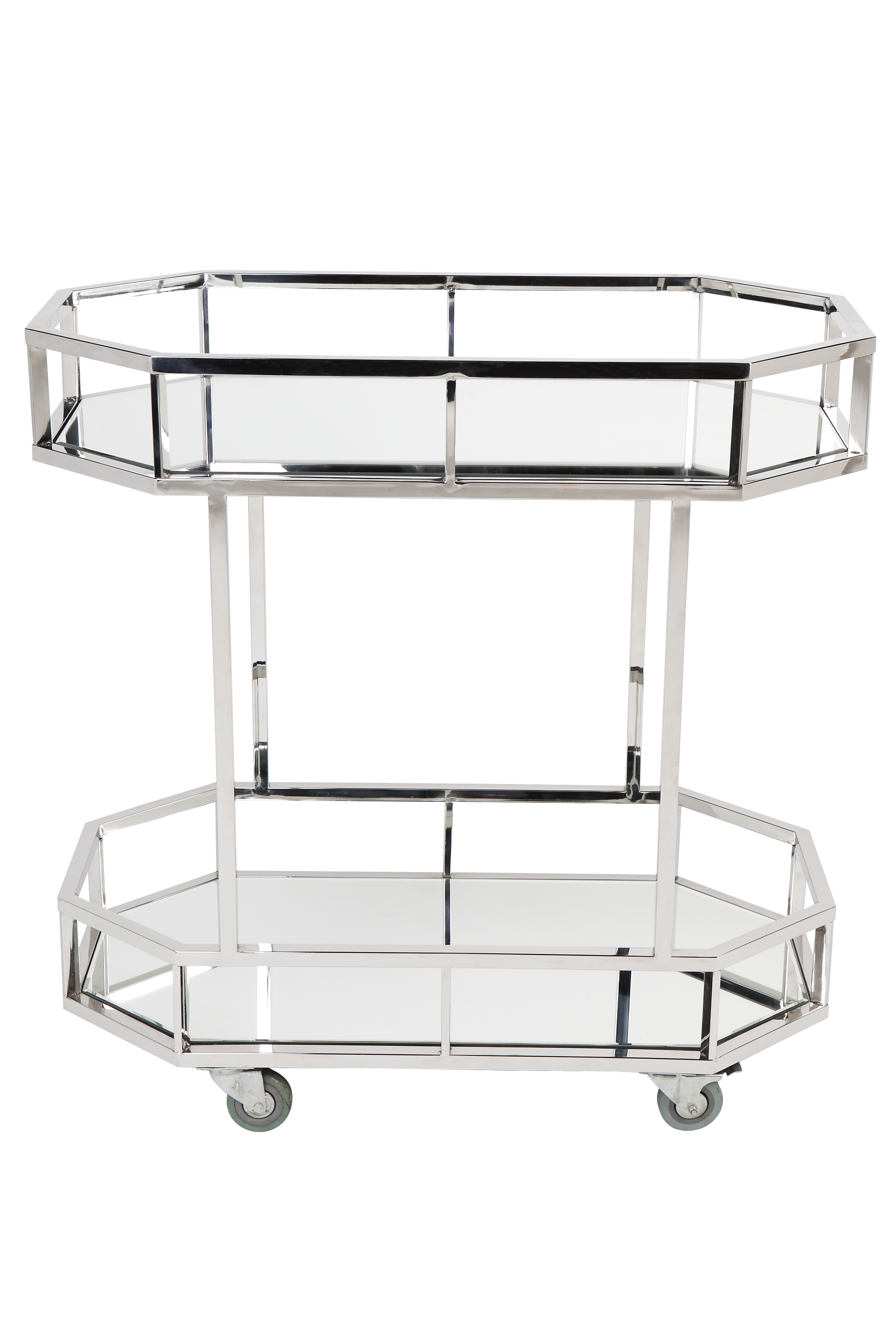 Brooklyn Drinks Trolley Silver