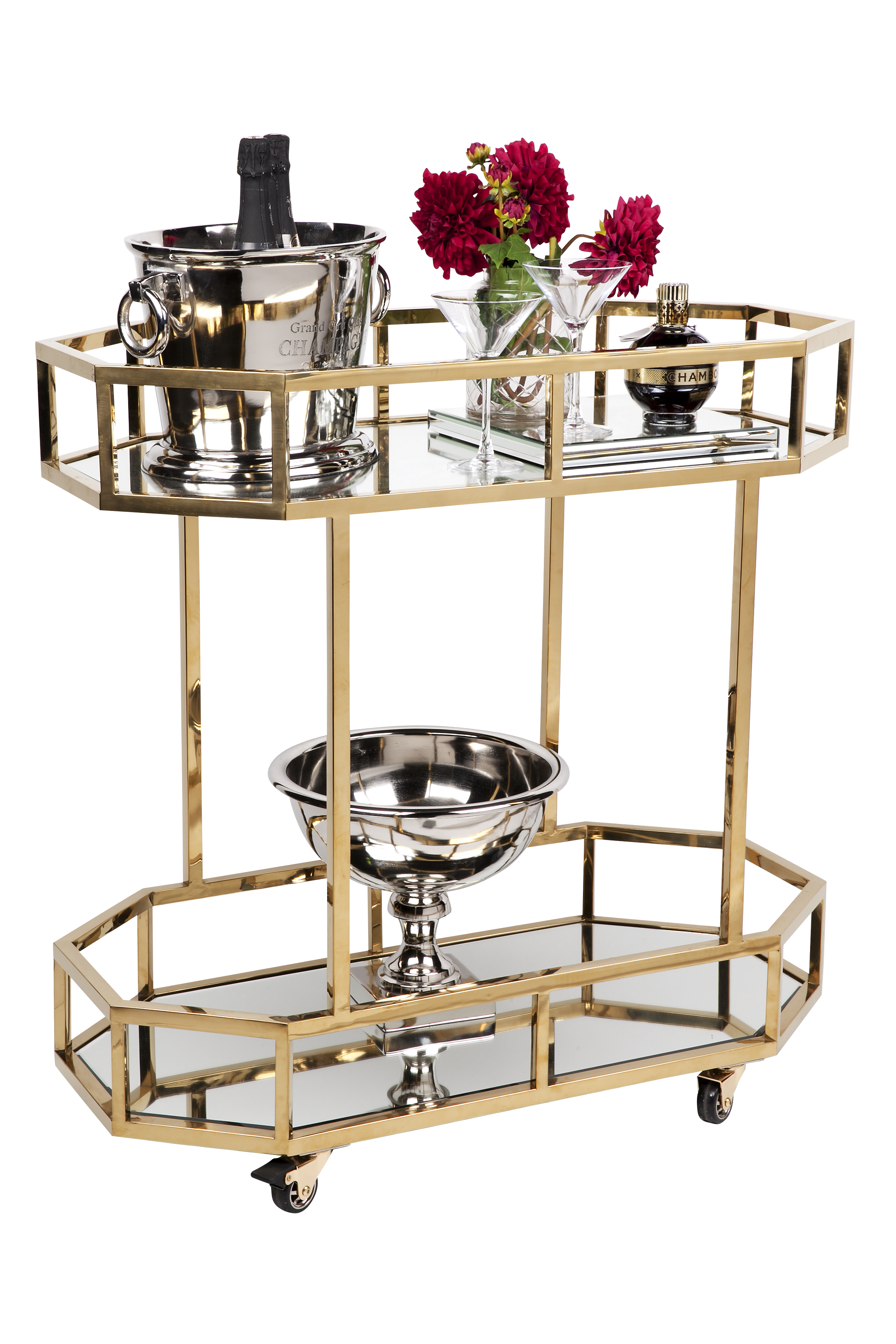 Brooklyn Drinks Trolley Gold