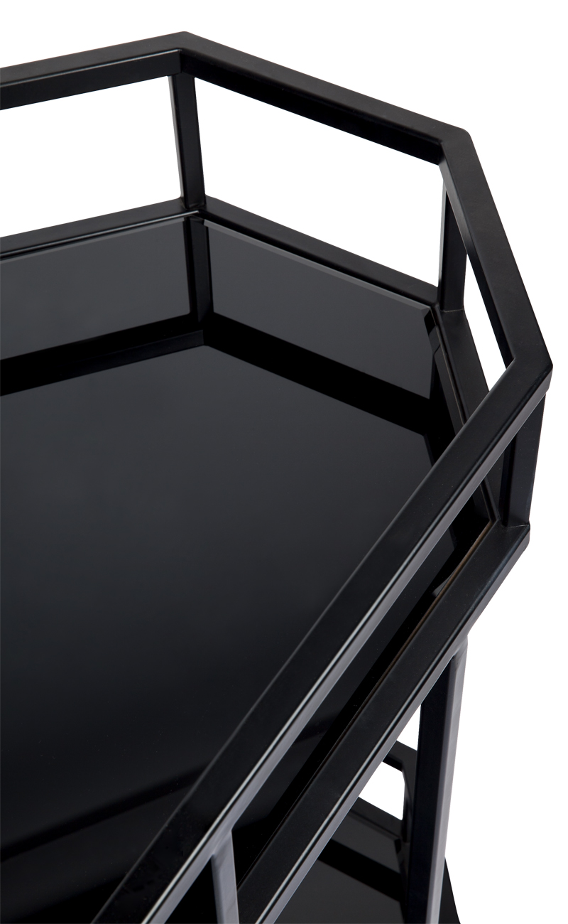 Brooklyn Drinks Trolley Black