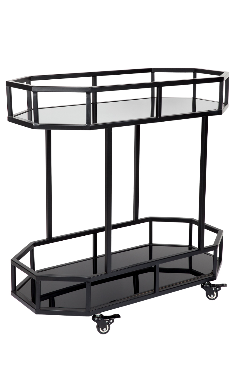 Brooklyn Drinks Trolley Black