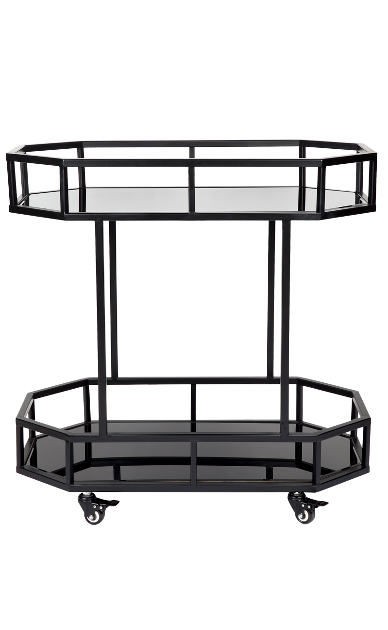Brooklyn Drinks Trolley Black