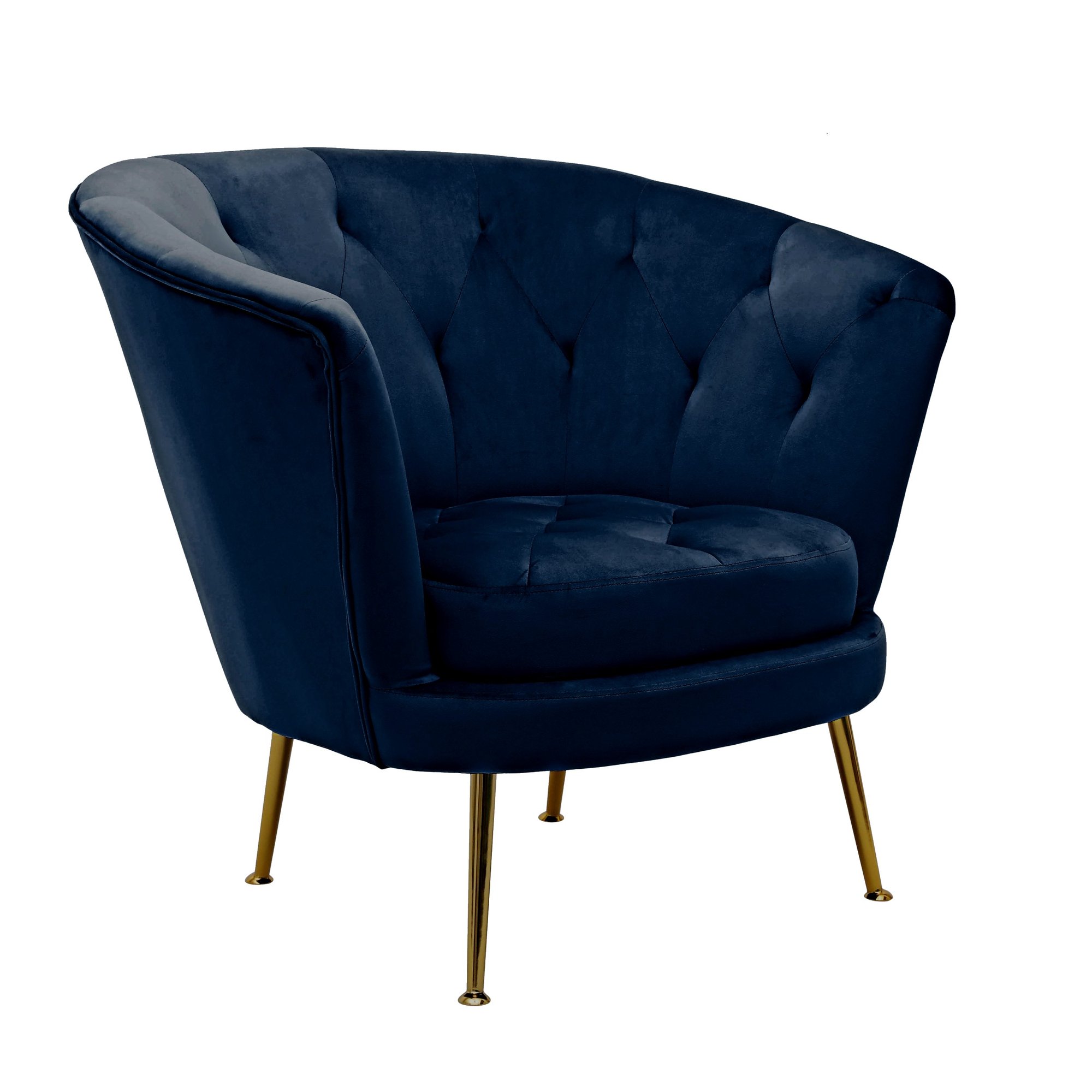 Piper Navy Blue Occasional Chair