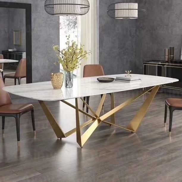 Rasula Gold Dining Table