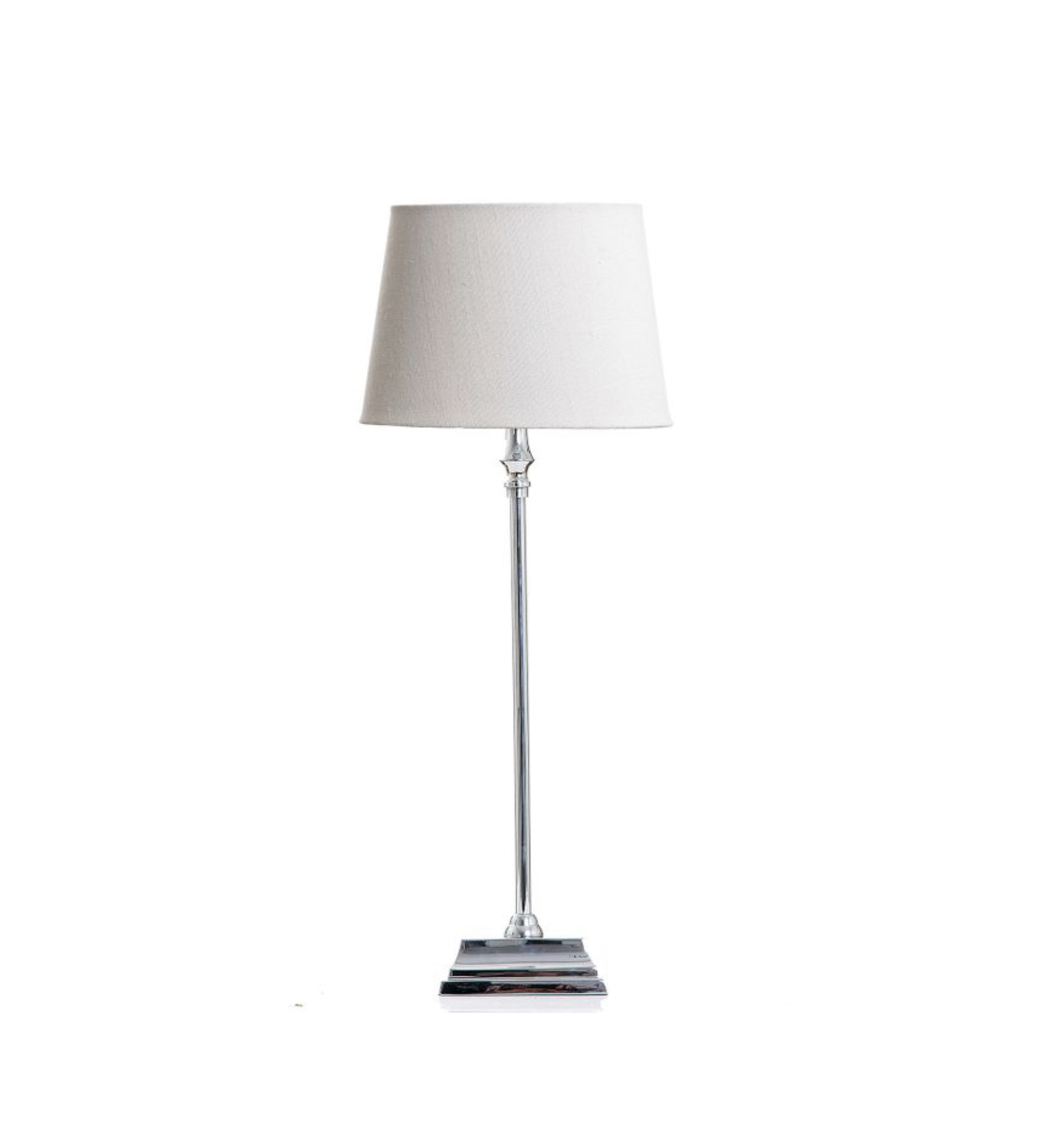 Collin Table Lamp in Shiny Nickel