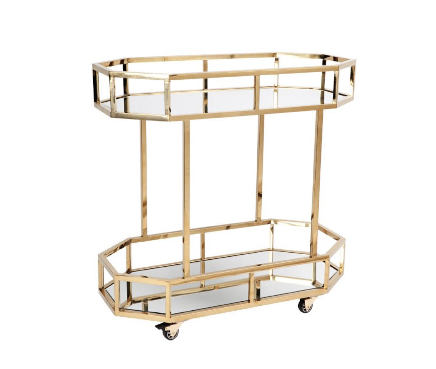 Brooklyn Drinks Trolley - Gold