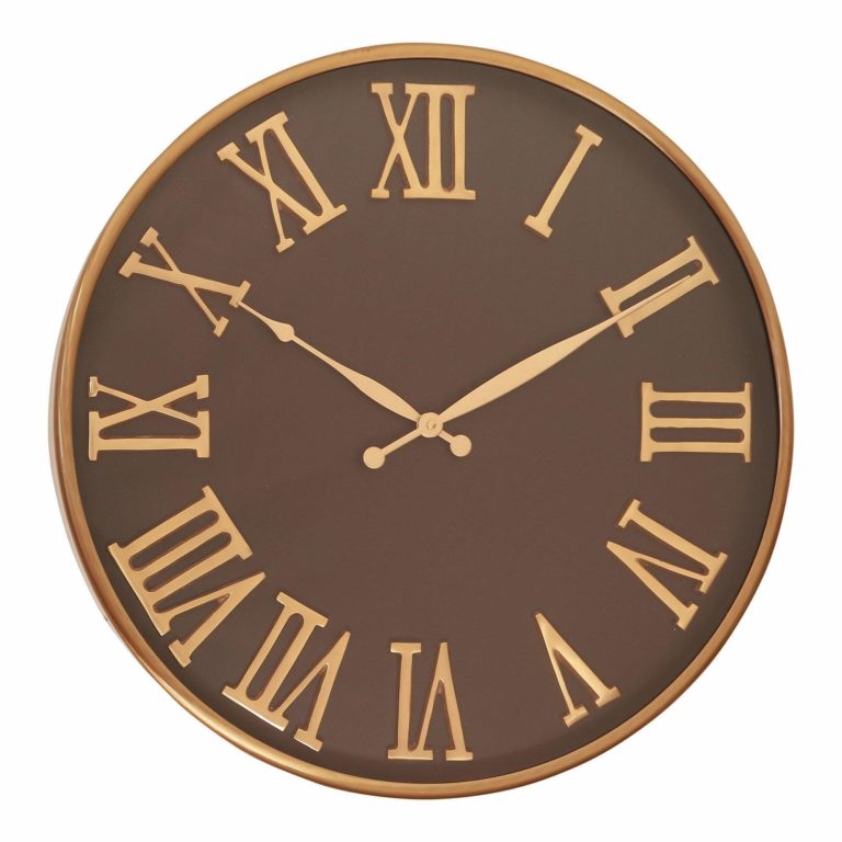 THOMAS GOLD AND BLACK CLOCK