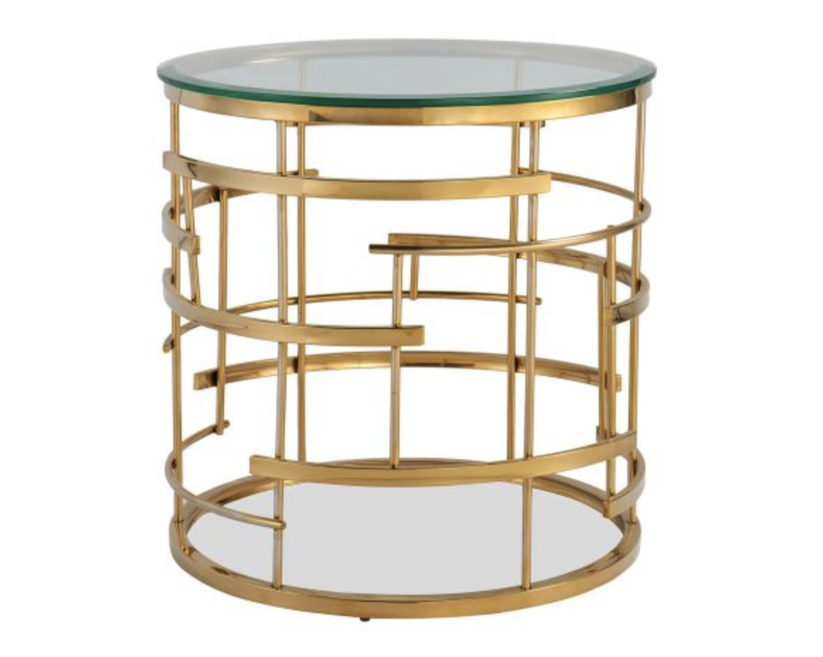 VIENA BRASS SIDE TABLE