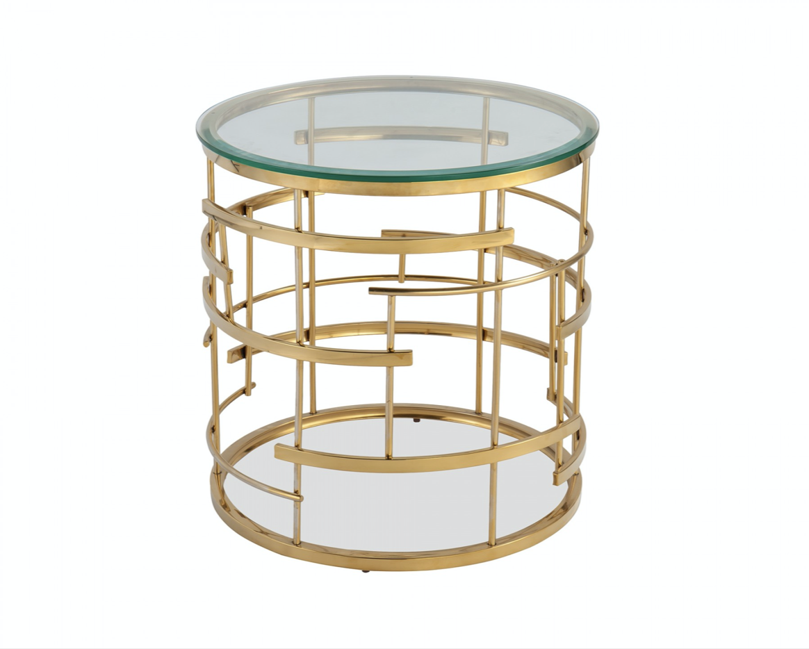 VIENA BRASS SIDE TABLE