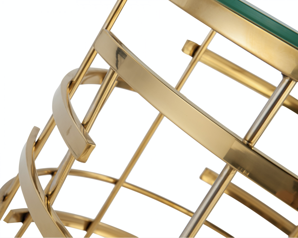 VIENA BRASS SIDE TABLE